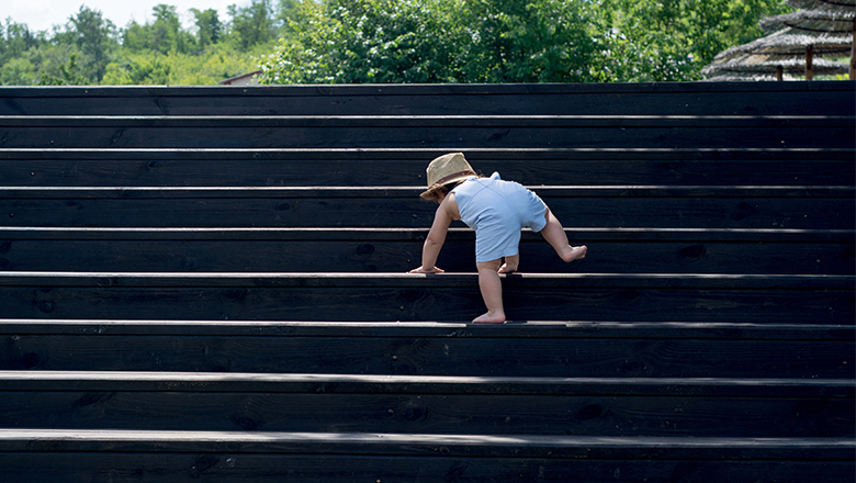 Smaller, safer steps………… By Jon Bennion-Pedley